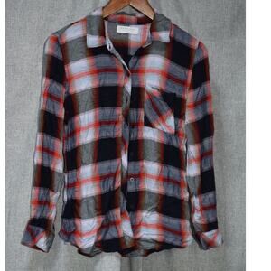 Everlane Lightweight Plaid Button-Down Shirt – Size XXS